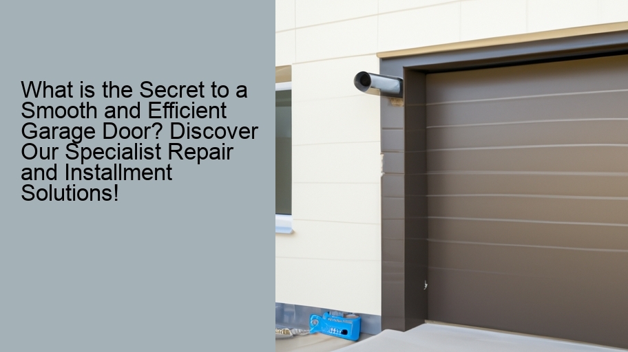 What is the Secret to a Smooth and Efficient Garage Door? Discover Our Specialist Repair and Installment Solutions!